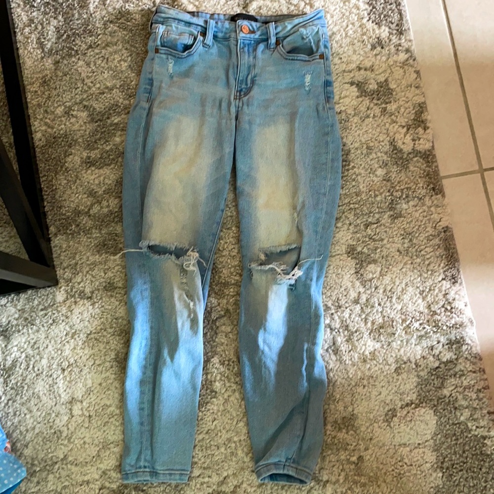 These are navy blue KENDAL AND KYLIE JEANS